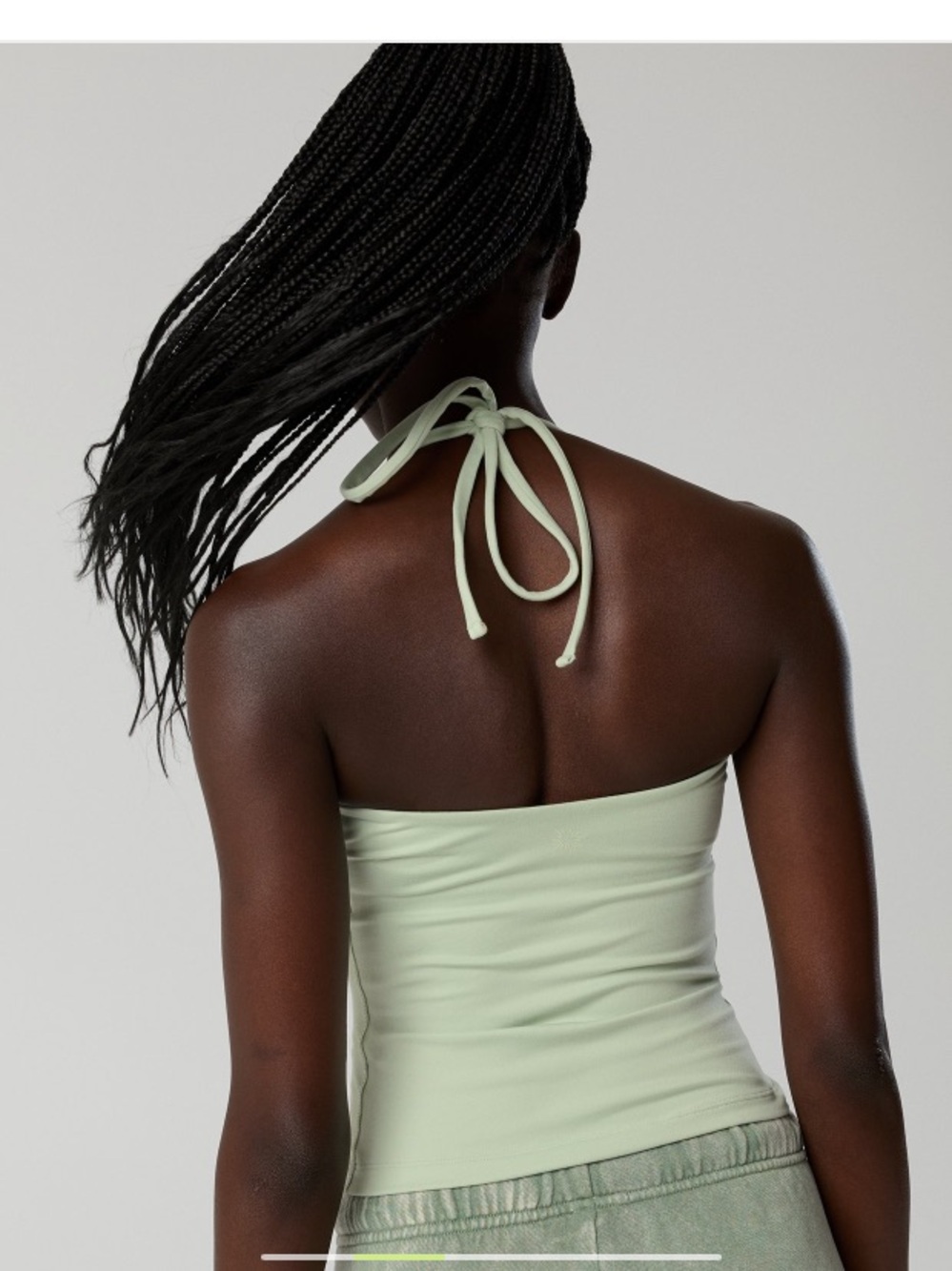 NWT Aerie The Hugger Halter Top in Aloe Sz XS. - Picture 2 of 9